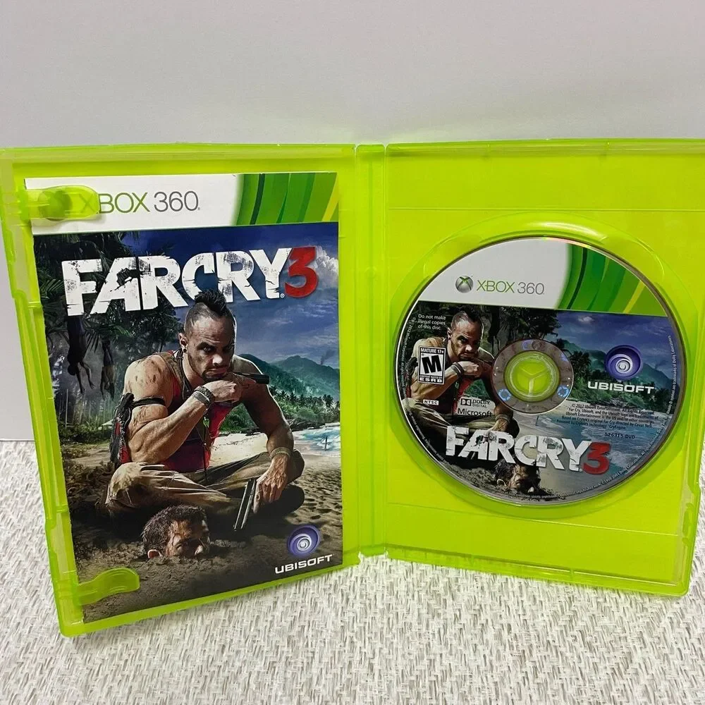 Farcry 3 Video Game for Microsoft Xbox 360 CIB Ubisoft